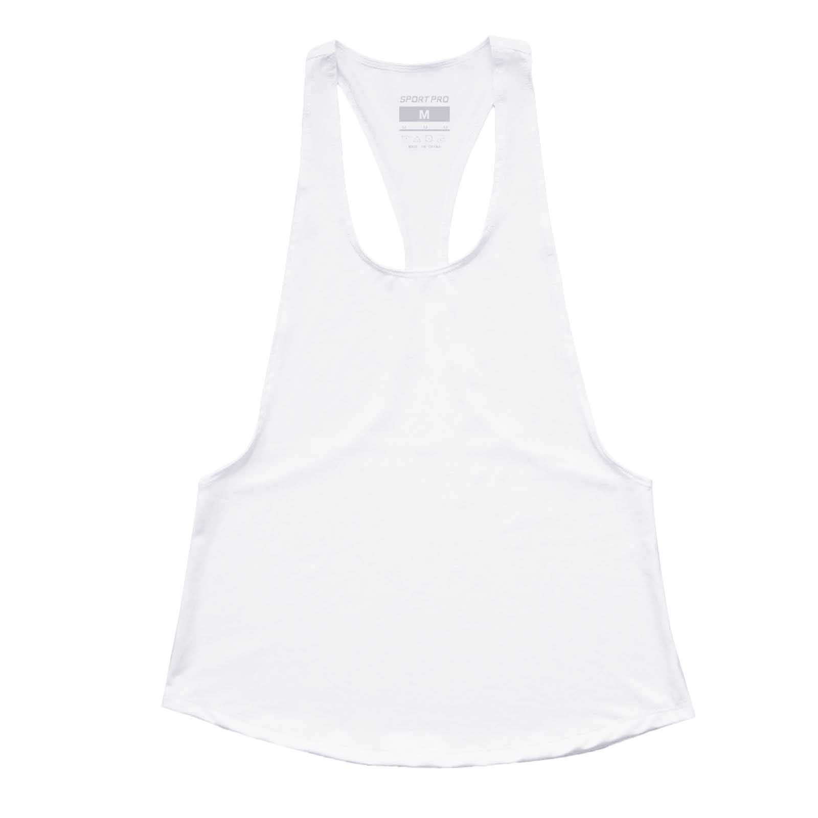thumbnail image 4 of Chaleco deportivo sin mangas con cuello bajo en forma de T para mujer: top deportivo holgado de secado rápido y absorción del sudor, 4 of 5